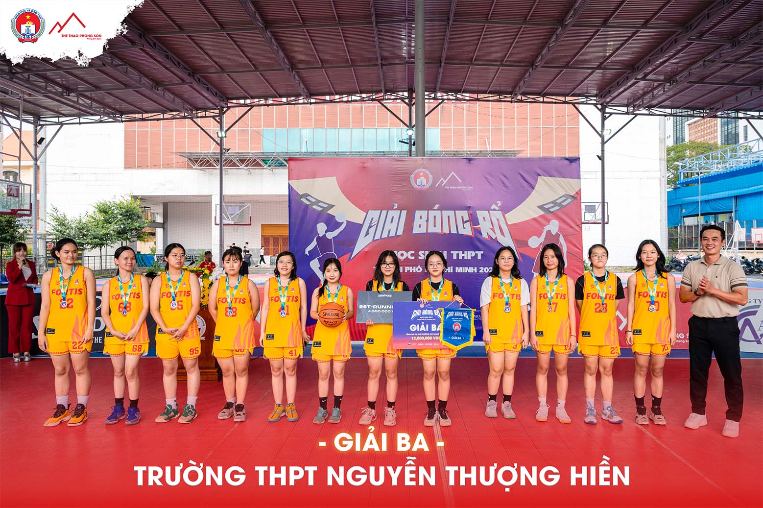 Giải bóng rổ học sinh THPT 2024